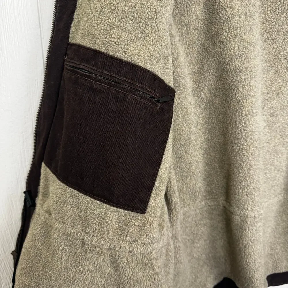 CARHARTT WC061 Women’s XL Brown Sherpa Lined Sandstone Ridge Coat Detroit Jacket - Picture 16 of 16